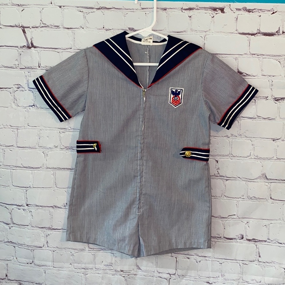 🌸Vintage Samara Boy’s Sailor Outfit Size 4T